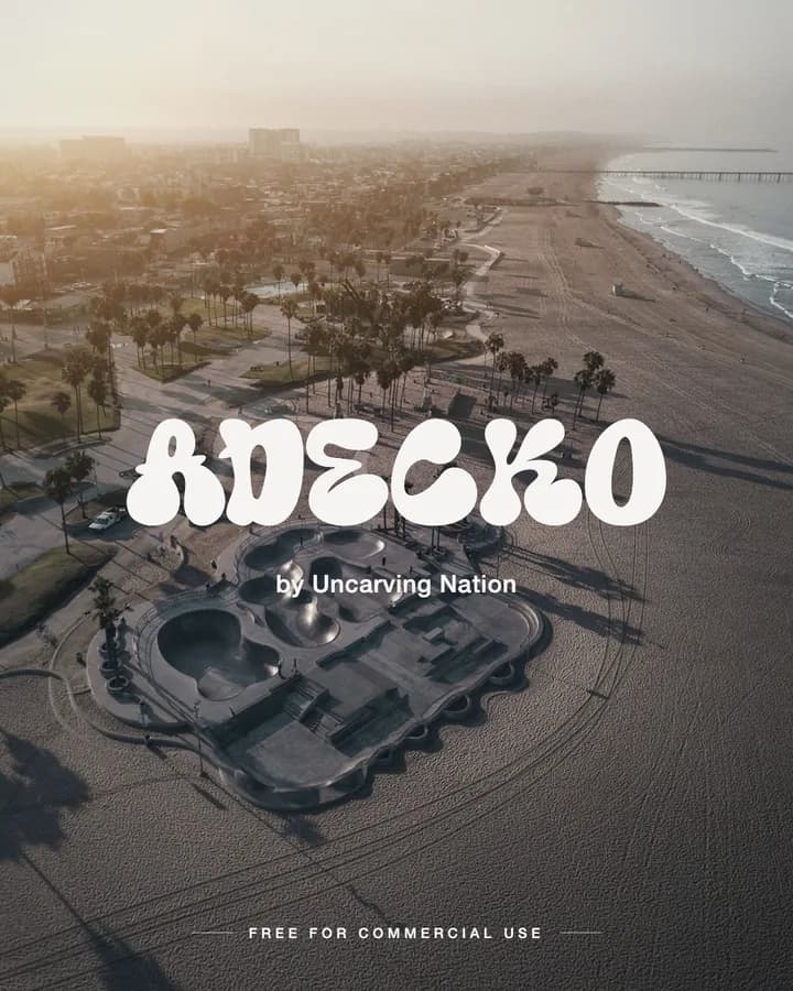 Adecko font by Uncarving Nation