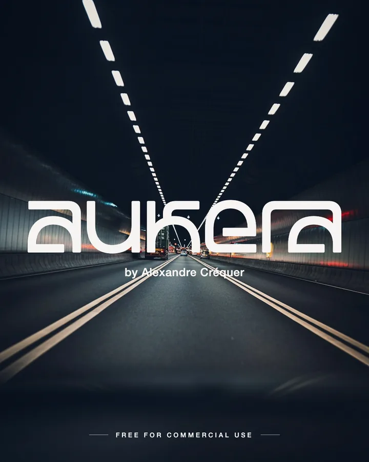 Aukera font by Alexandre Créquer
