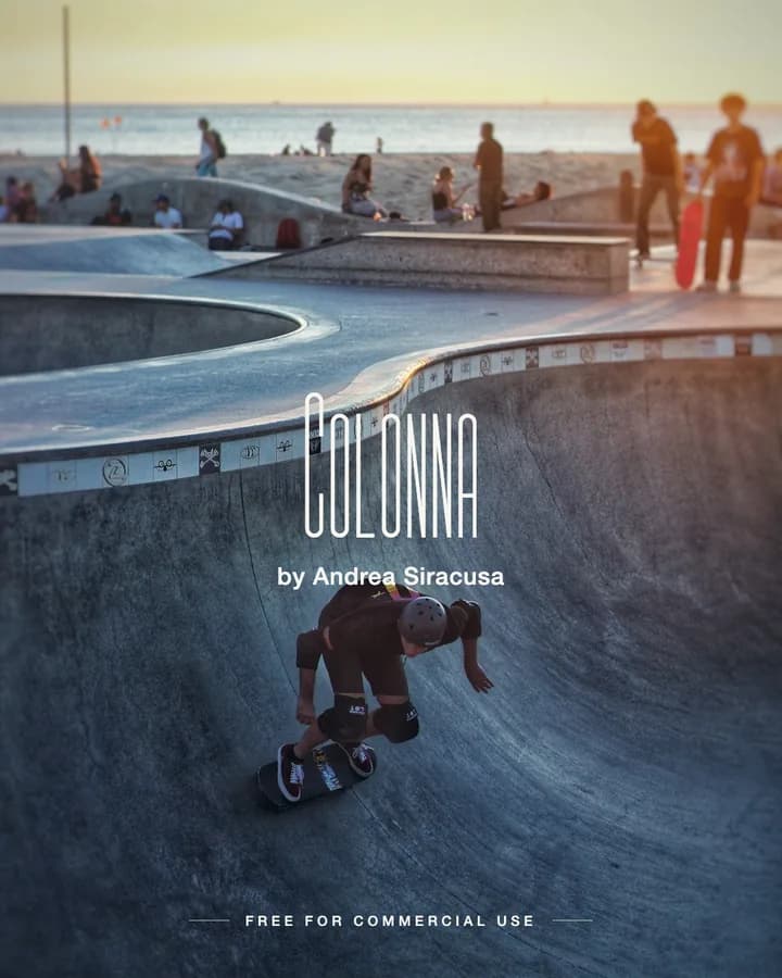Colonna font by Andrea Siracusa