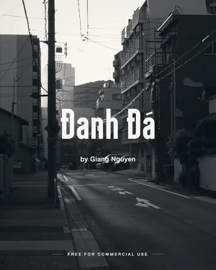 Đanh Đá font by Giang Nguyen