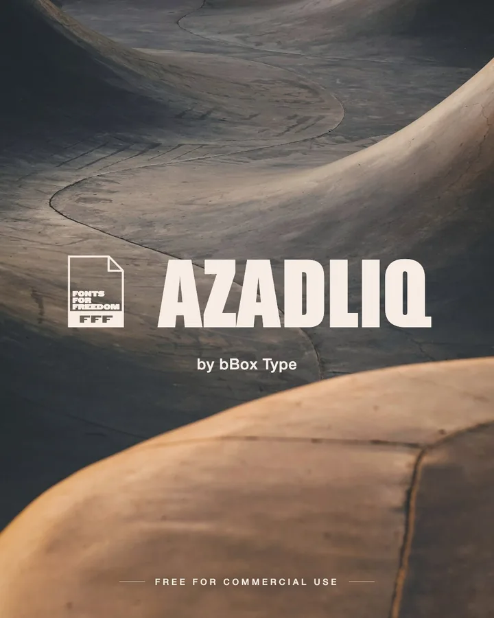 FFF Azadliq font by bBox Type