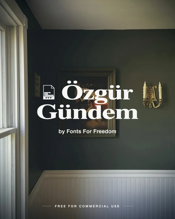 FFF Özgür Gündem font by Fonts For Freedom