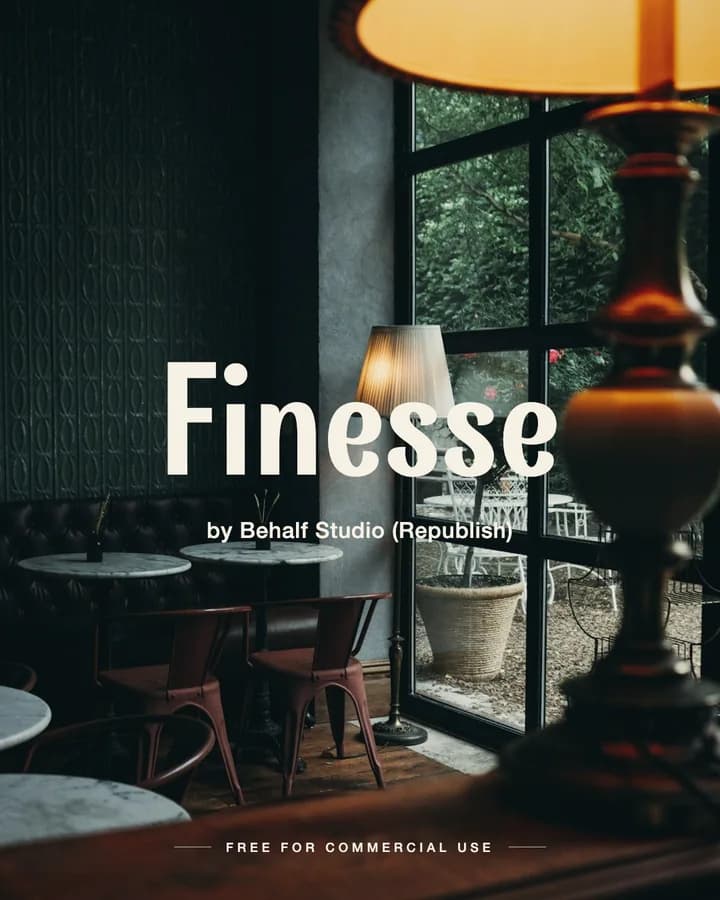 Finesse font by Behalf Studio (Republish)