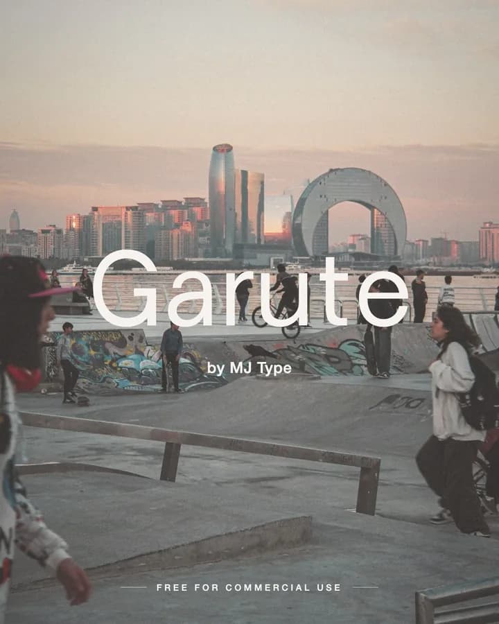Garute font by MJ Type