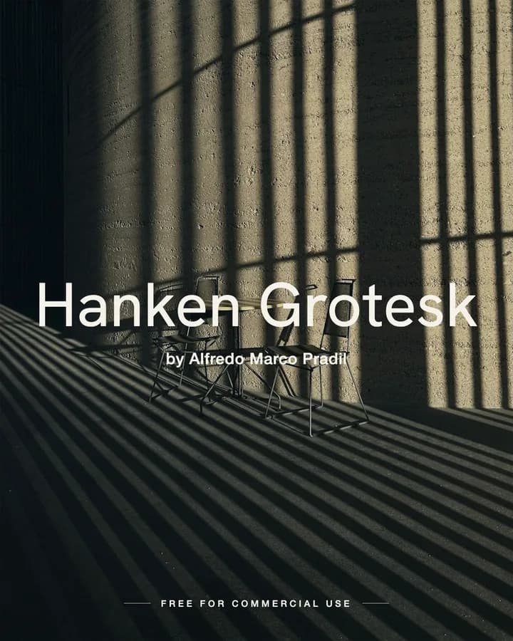 Hanken Grotesk font by Alfredo Marco Pradil