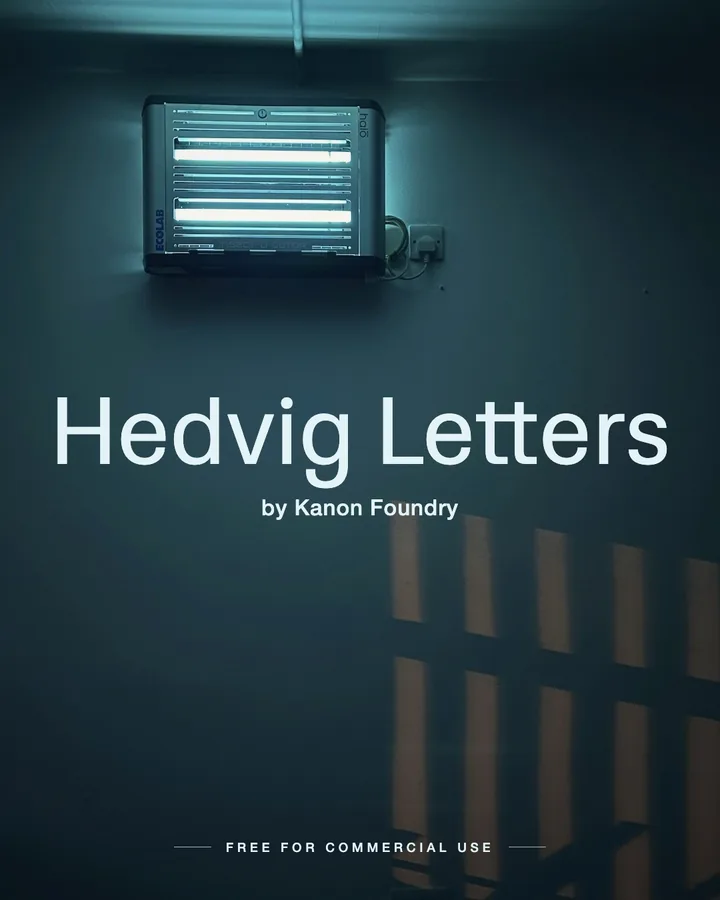 Hedvig Letters font by Kanon Foundry