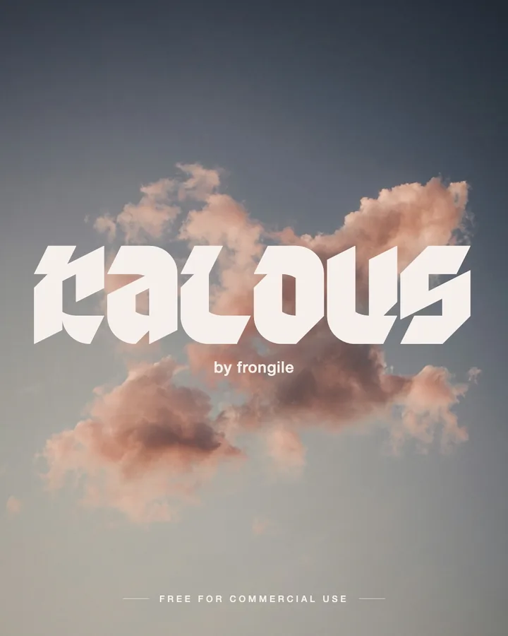 Kaldus font by frongile
