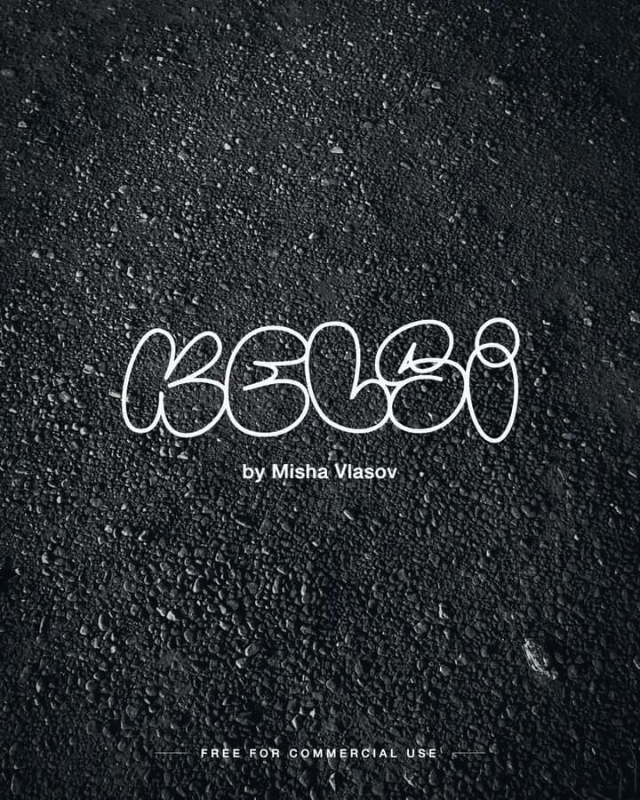 Kelsi font by Misha Vlasov