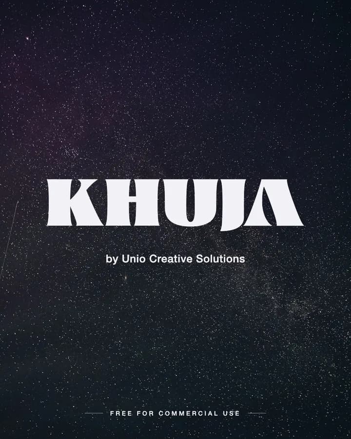 Khuja font by Unio Creative Solutions