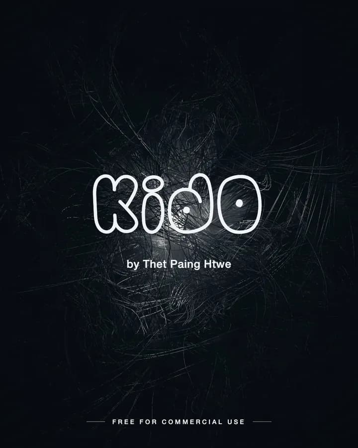 Kido font by Thet Paing Htwe