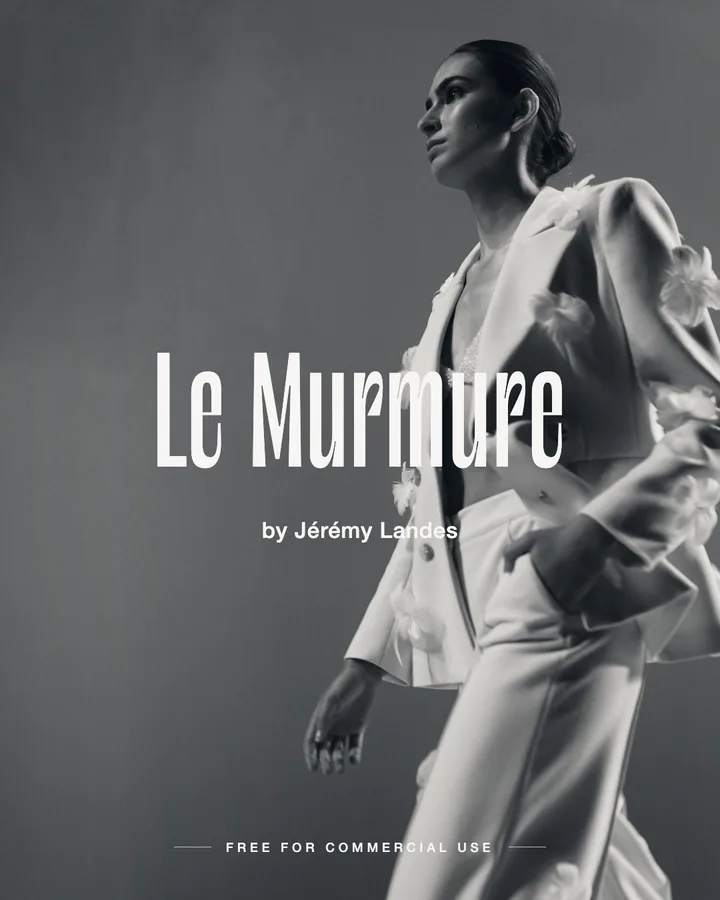 Le Murmure font by Jérémy Landes
