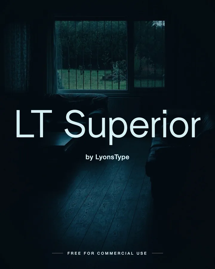 LT Superior font by LyonsType