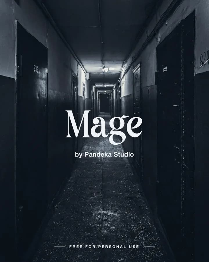 Mage font by Pandeka Studio