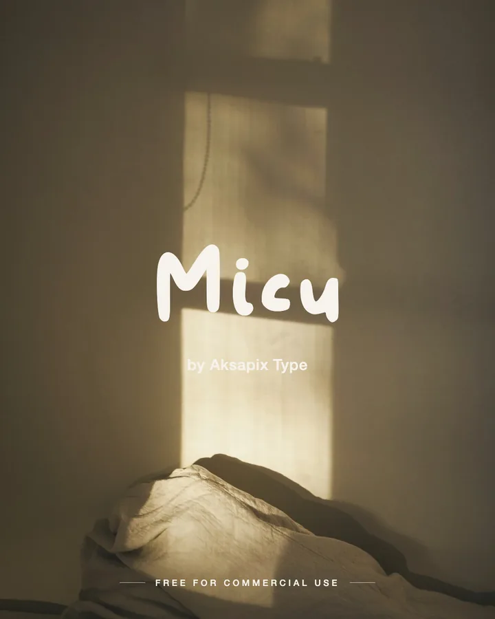 Micu font by Aksapix Type