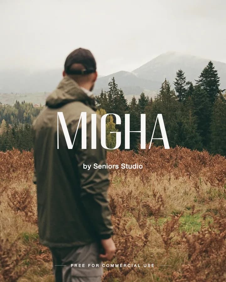 Migha font by Seniors Studio