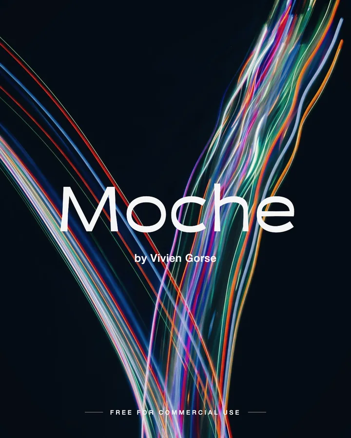 Moche font by Vivien Gorse