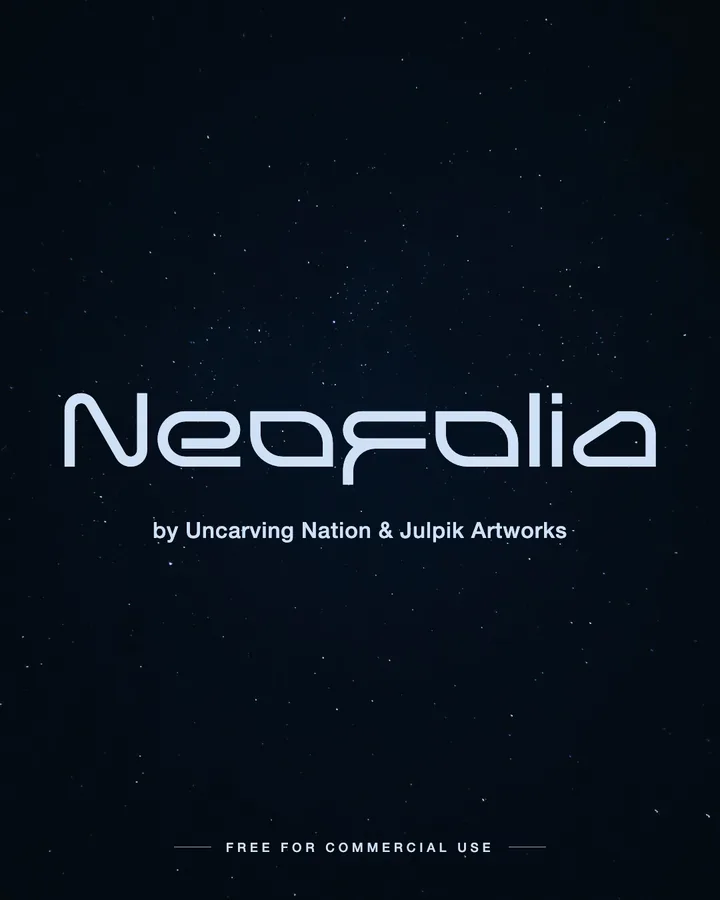 Neofolia font by Uncarving Nation & Julpik Artworks