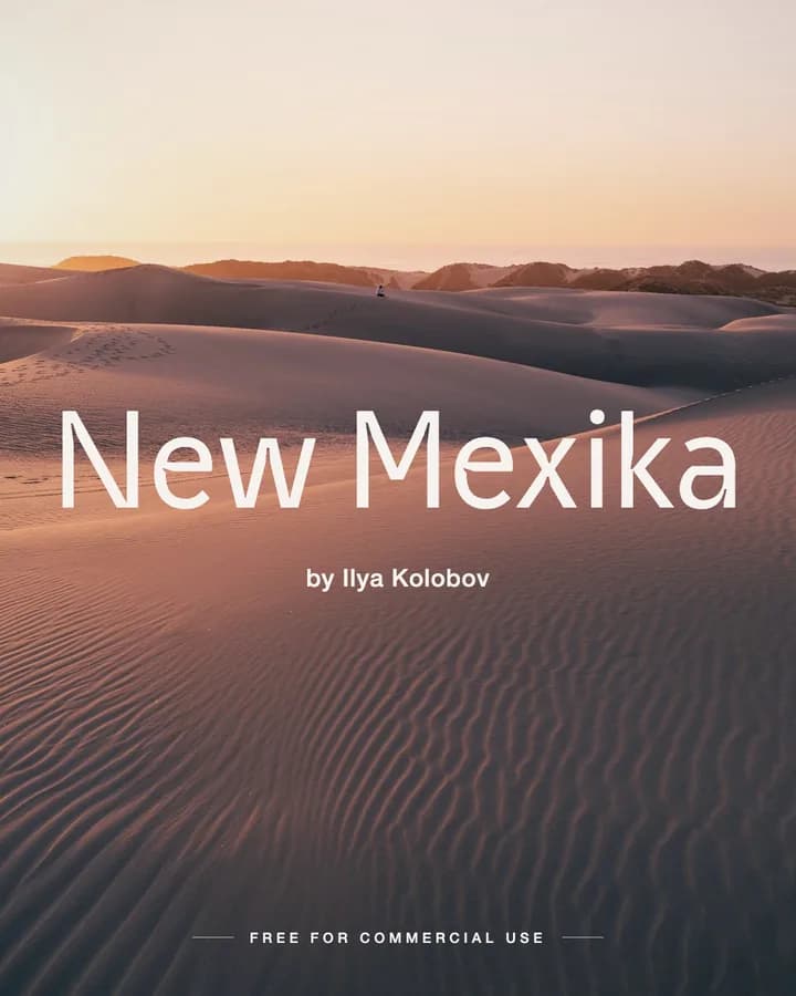 New Mexika font by Ilya Kolobov