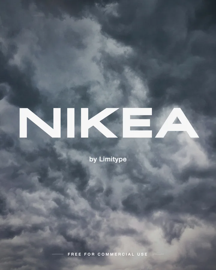 Nikea font by Limitype