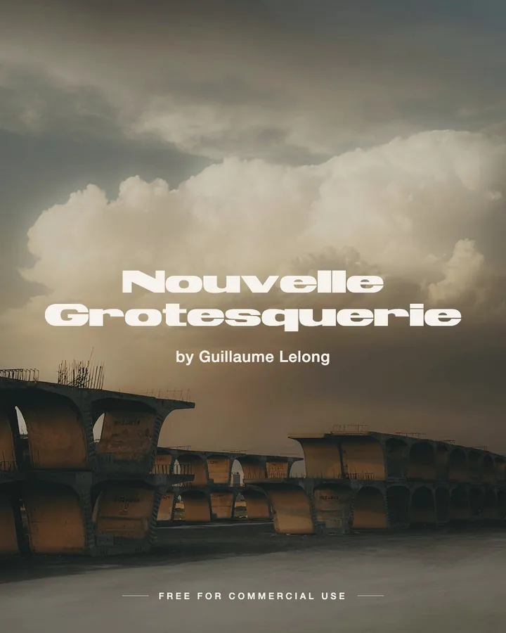 Nouvelle Grotesquerie font by Guillaume Lelong