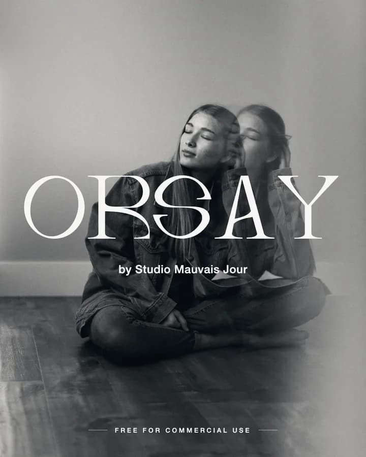 Orsay font by Studio Mauvais Jour