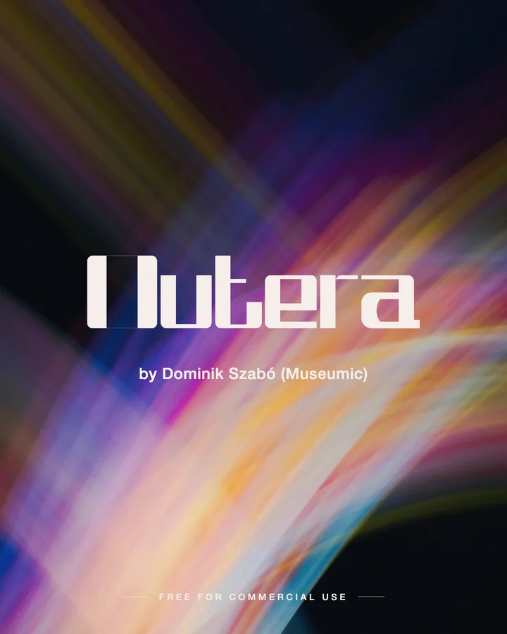 Outera font by Dominik Szabó (Museumic)