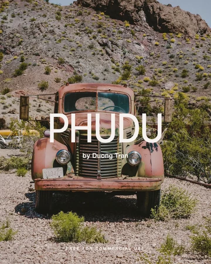 Phudu font by Duong Tran