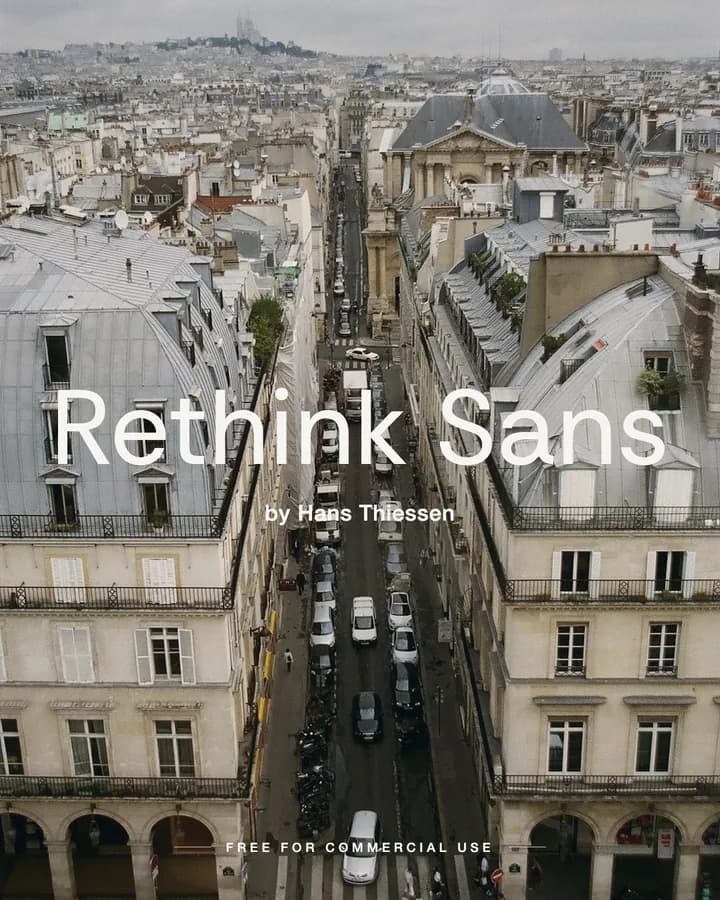 Rethink Sans font by Hans Thiessen