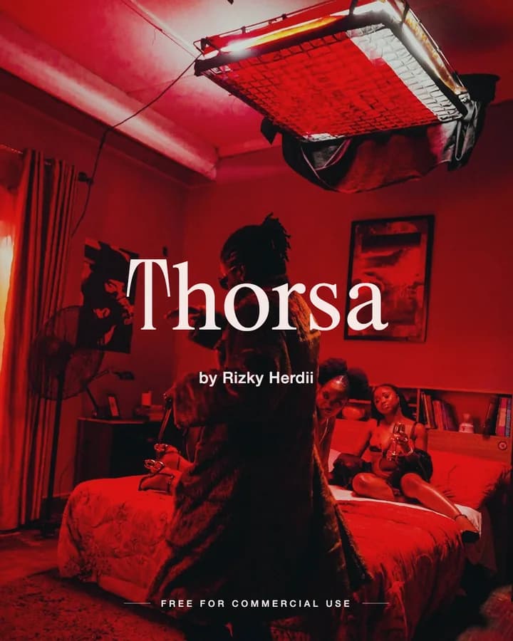 Thorsa font by Rizky Herdii